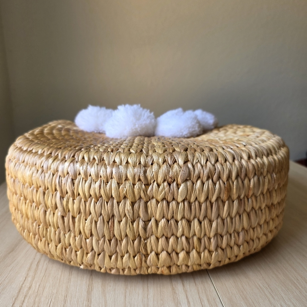 Sea And Grass Camryn White Pom Pom Bag - Picture 5 of 10